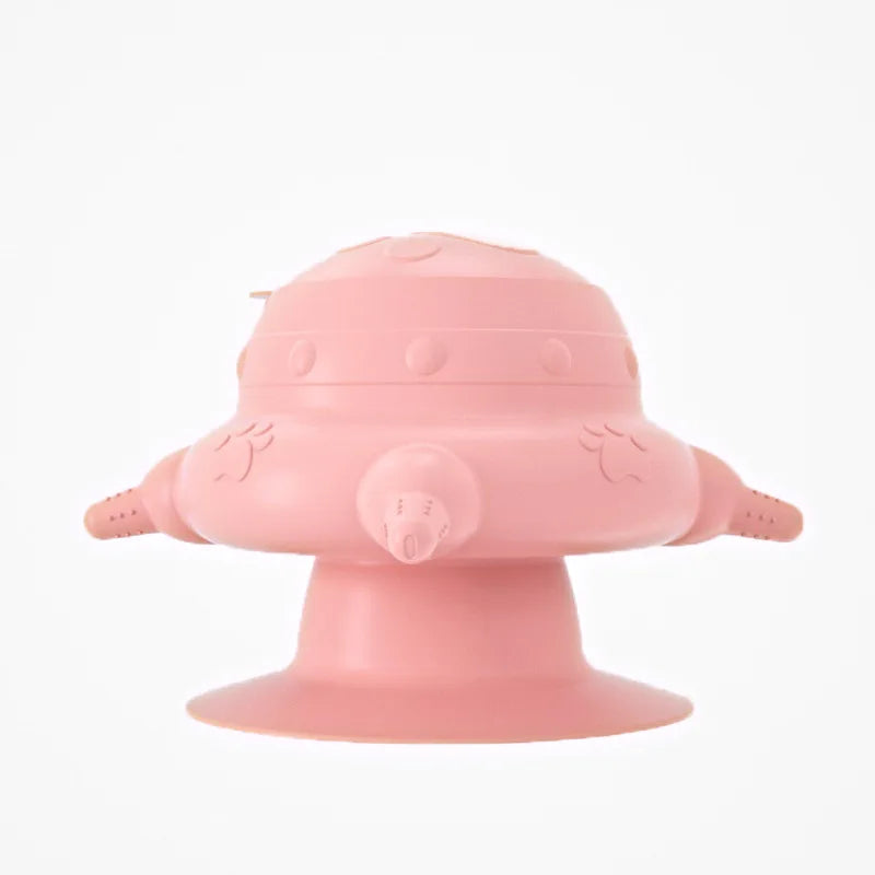 Mangeoire de Sevrage à Lait pour Chiot 250 ml – Station d’Allaitement 4 Tétines avec Base Ventouse Antidérapante