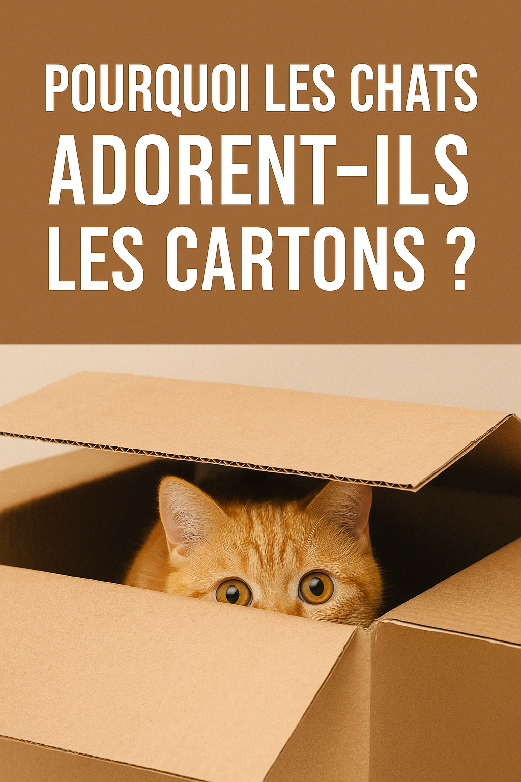 Pourquoi les chats adorent-ils les cartons ?