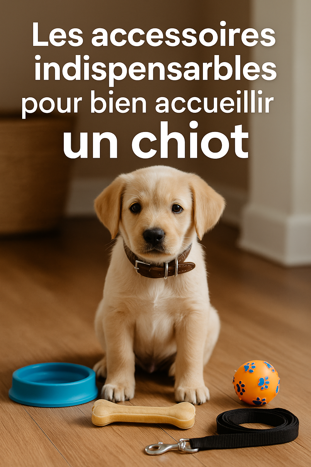 Les accessoires indispensables pour bien accueillir un chiot