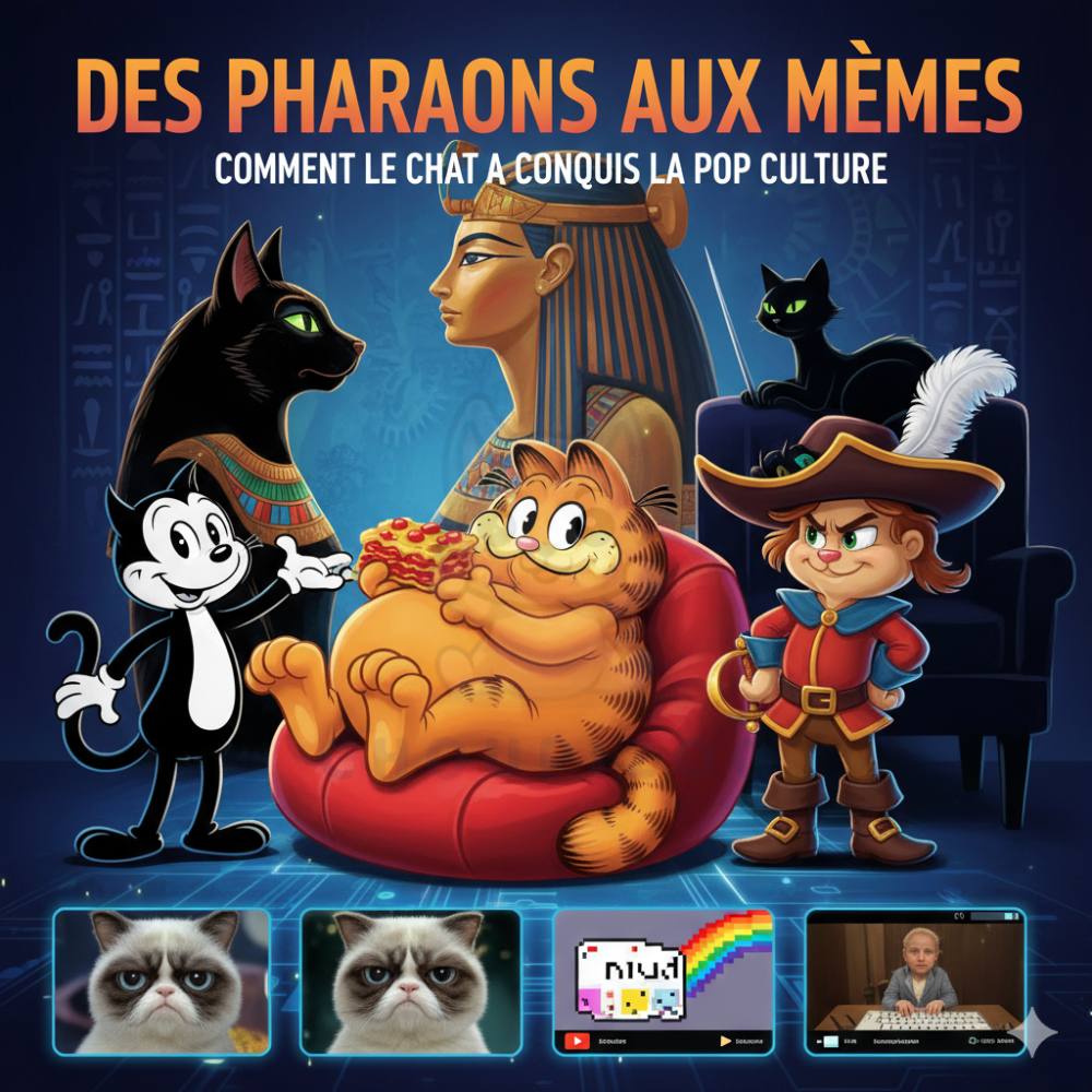 Des Pharaons aux Mèmes : Comment le Chat a Conquis la Pop Culture
