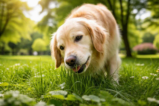 Pourquoi mon chien mange de l’herbe ? Causes fréquentes, risques et solutions