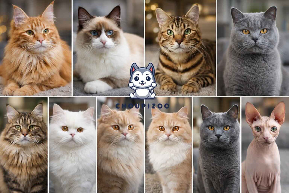 Les 10 races de chats les plus populaires en France en 2024 et leur tempérament