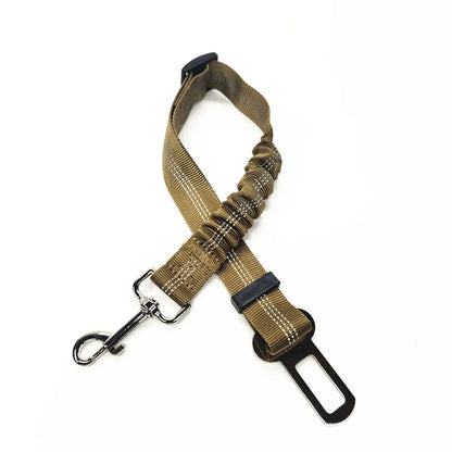 Ceinture de sécurité extensible pour chien – laisse voiture réfléchissante