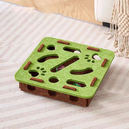 Jouet interactif pour chat – Boîte labyrinthe de stimulation mentale