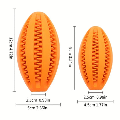 Balle à Mâcher Interdentaire – Jouet Interactif pour Chiots & Petits Chiens (TPR Haute Résistance)