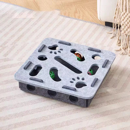 Jouet interactif pour chat – Boîte labyrinthe de stimulation mentale