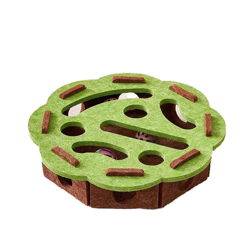 Jouet interactif pour chat – Boîte labyrinthe de stimulation mentale