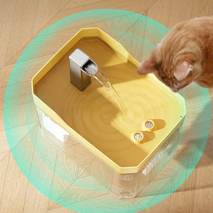 Fontaine à eau USB 1,5 L pour chat – hydratation et chaleur