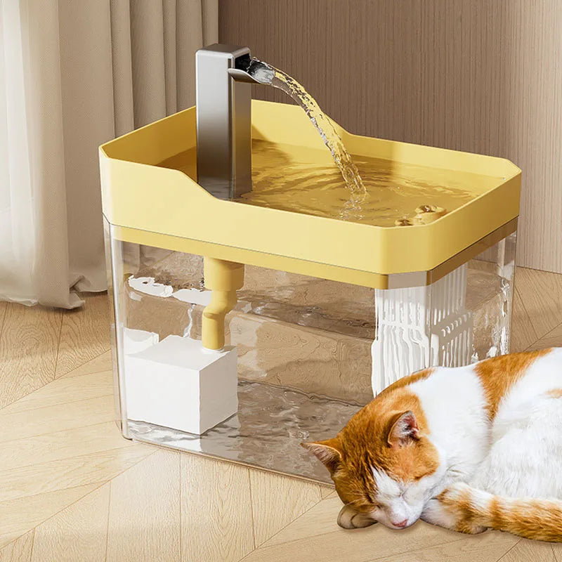 Fontaine à eau USB 1,5 L pour chat – hydratation et chaleur