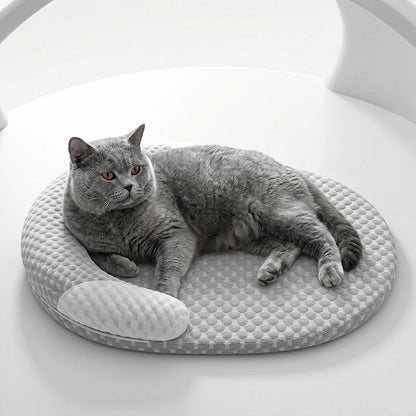 Coussin rafraîchissant pour chien et chat – lit d’été respirant Ice Silk