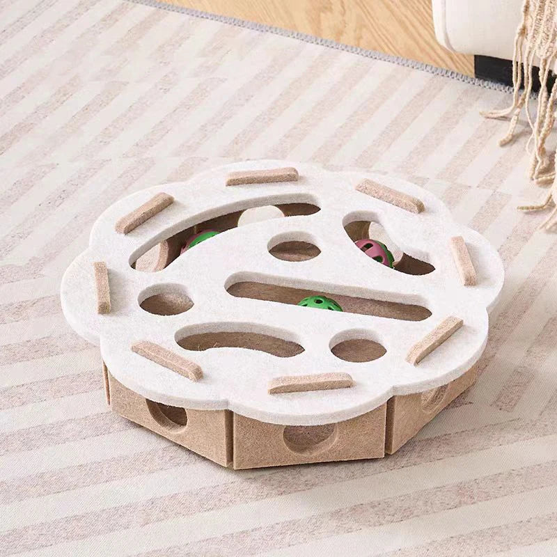 Jouet interactif pour chat – Boîte labyrinthe de stimulation mentale