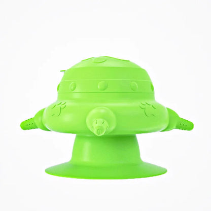 Mangeoire de Sevrage à Lait pour Chiot 250 ml – Station d’Allaitement 4 Tétines avec Base Ventouse Antidérapante