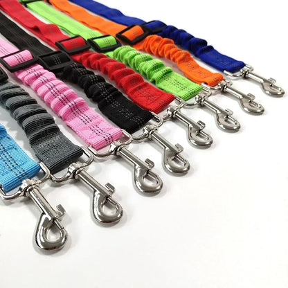 Ceinture de sécurité extensible pour chien – laisse voiture réfléchissante