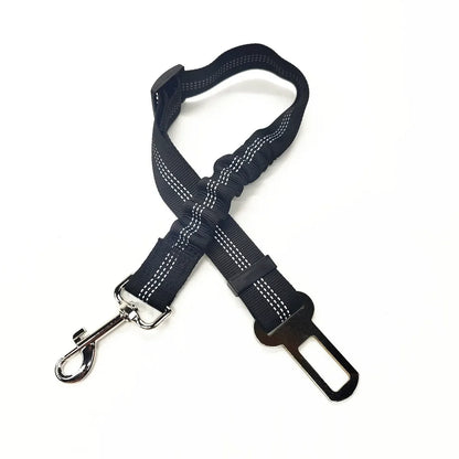 Ceinture de sécurité extensible pour chien – laisse voiture réfléchissante