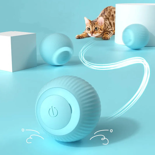 Balle interactive pour chat USB-C