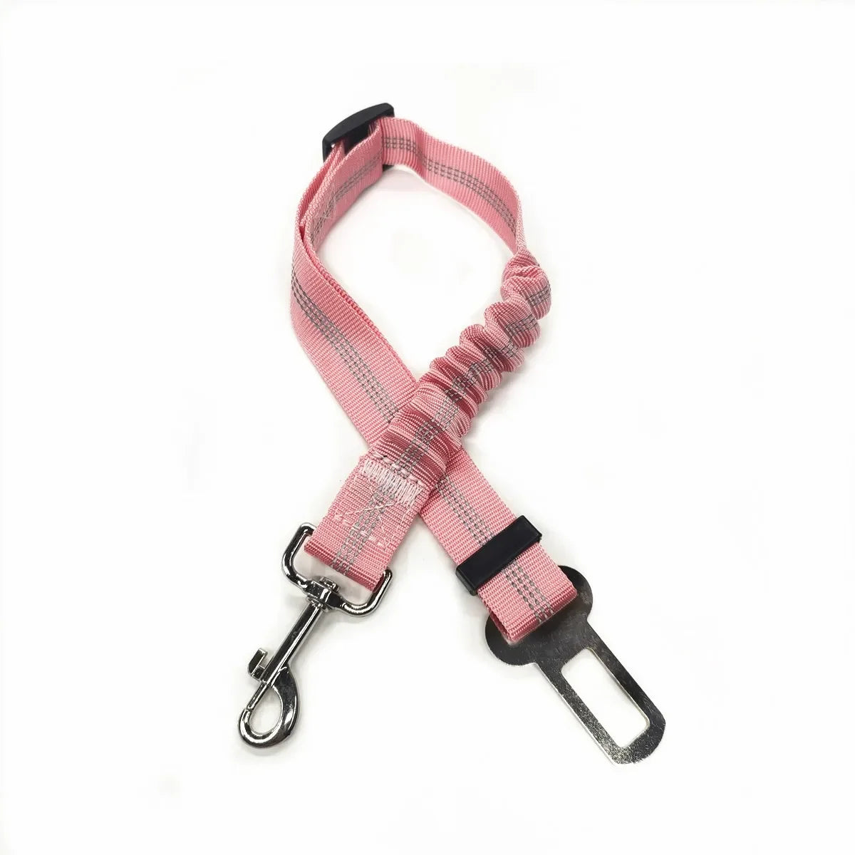 Ceinture de sécurité extensible pour chien – laisse voiture réfléchissante