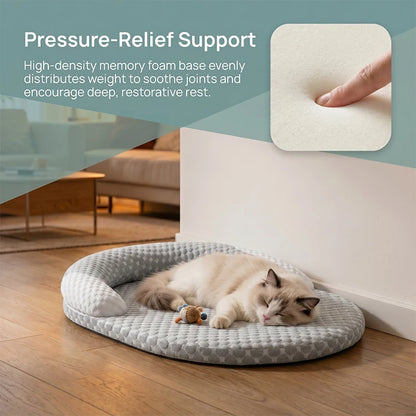Coussin rafraîchissant pour chien et chat – lit d’été respirant Ice Silk