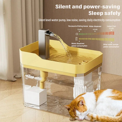 Fontaine à eau USB 1,5 L pour chat – hydratation et chaleur