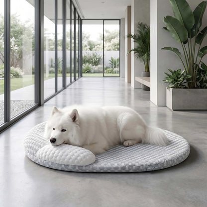 Coussin rafraîchissant pour chien et chat – lit d’été respirant Ice Silk
