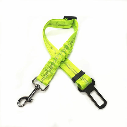 Ceinture de sécurité extensible pour chien – laisse voiture réfléchissante