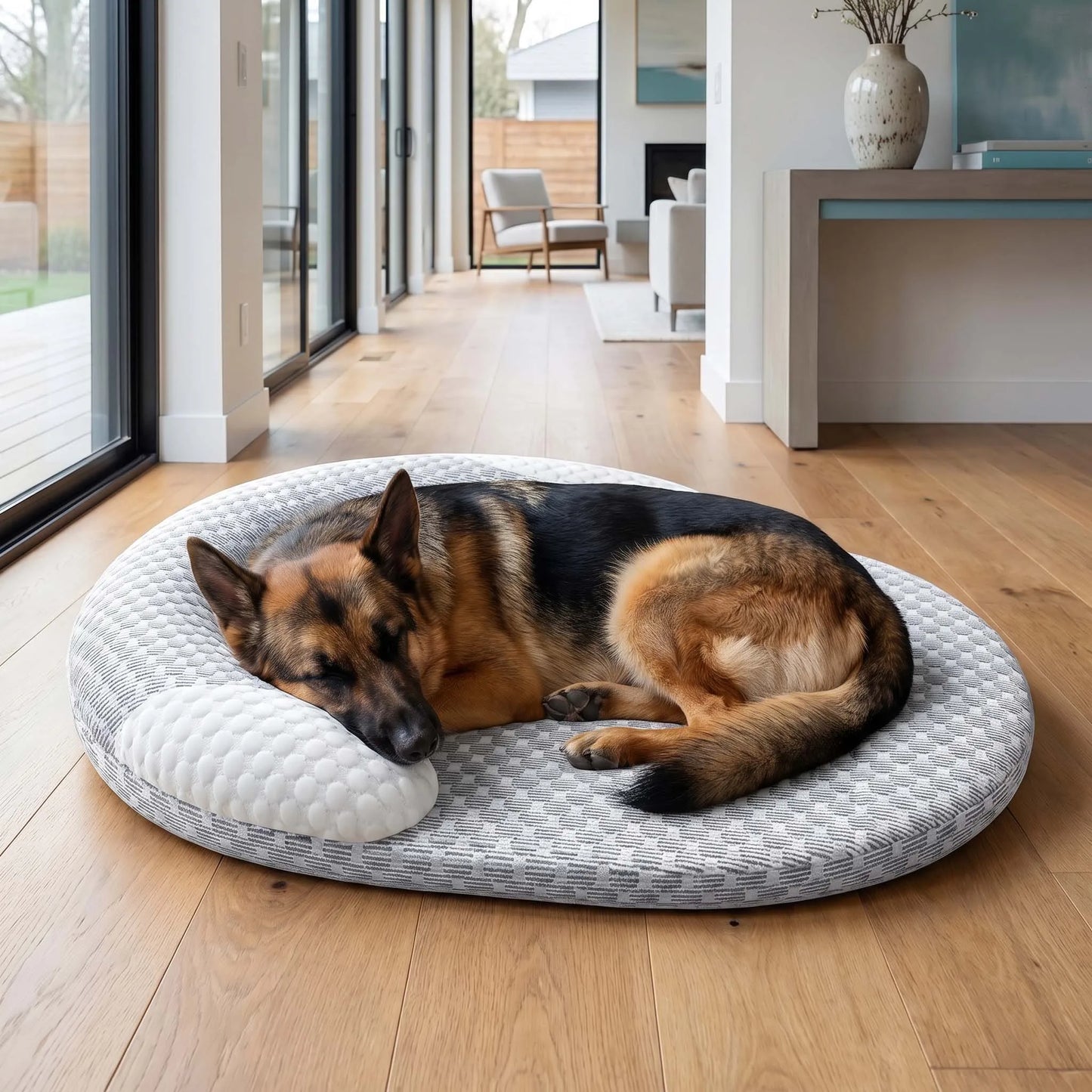 Coussin rafraîchissant pour chien et chat – lit d’été respirant Ice Silk