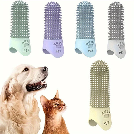 Brosse à Dents 360° en Silicone – Nettoyage Doux & Efficace pour Chiens et Chats