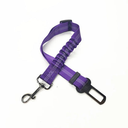 Ceinture de sécurité extensible pour chien – laisse voiture réfléchissante