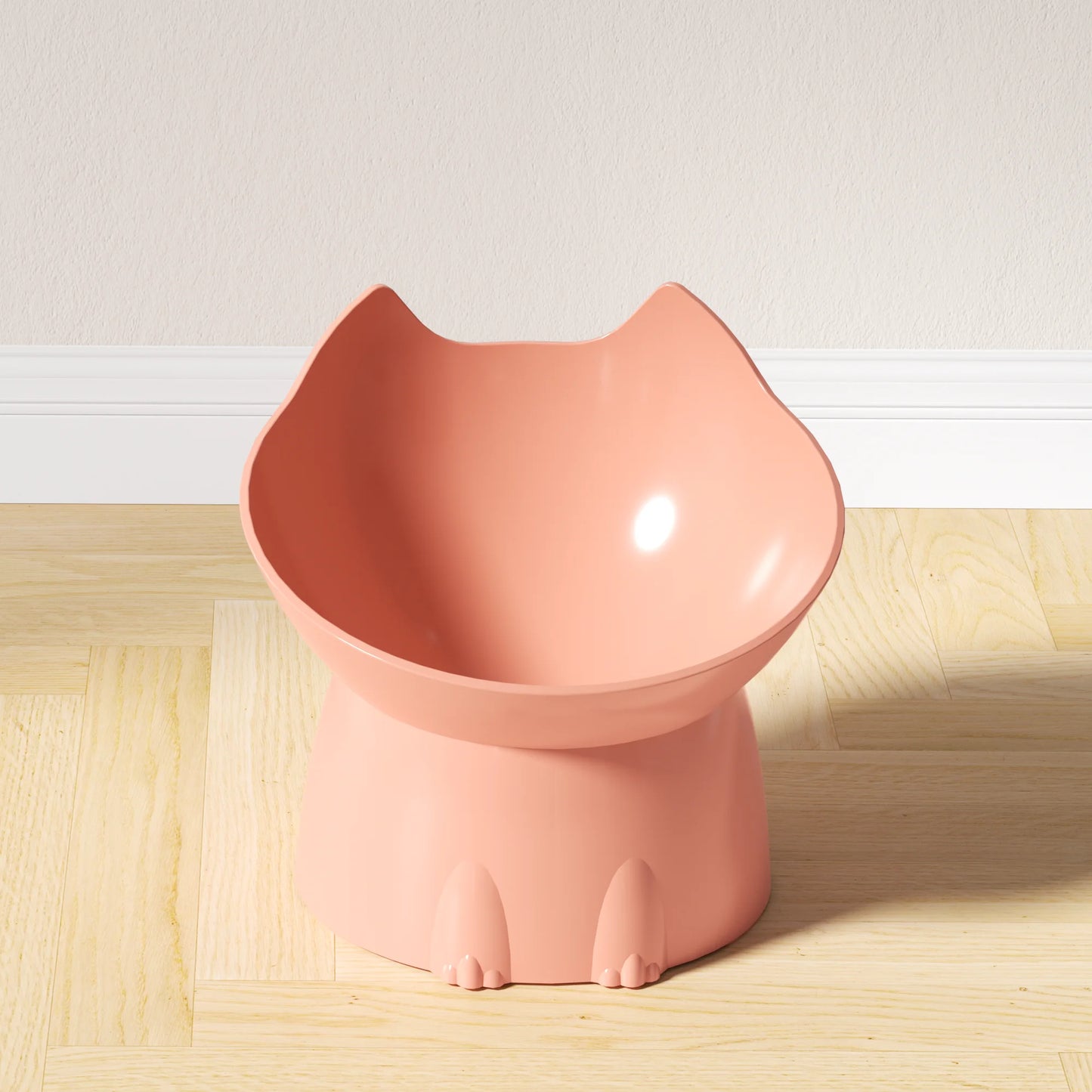WhiskerWare™ — Gamelle Élevée Antidérapante et Inclinée pour Chats