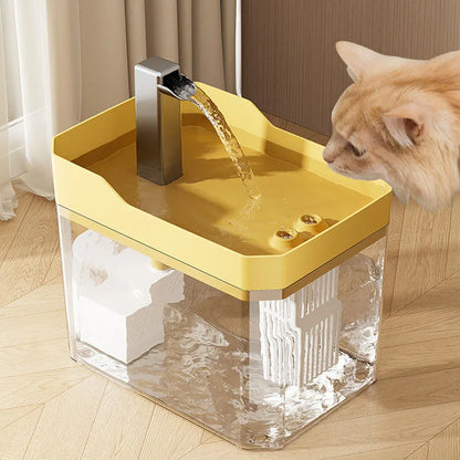 Fontaine à eau USB 1,5 L pour chat – hydratation et chaleur