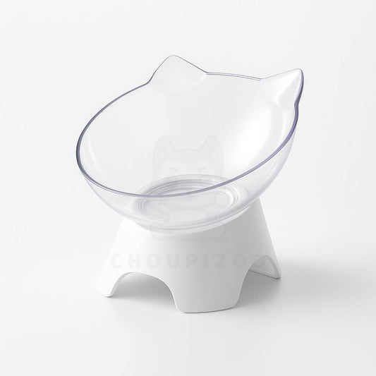 Gamelle Surélevée Antivomissement pour Chat – Design Incliné & Protecteur